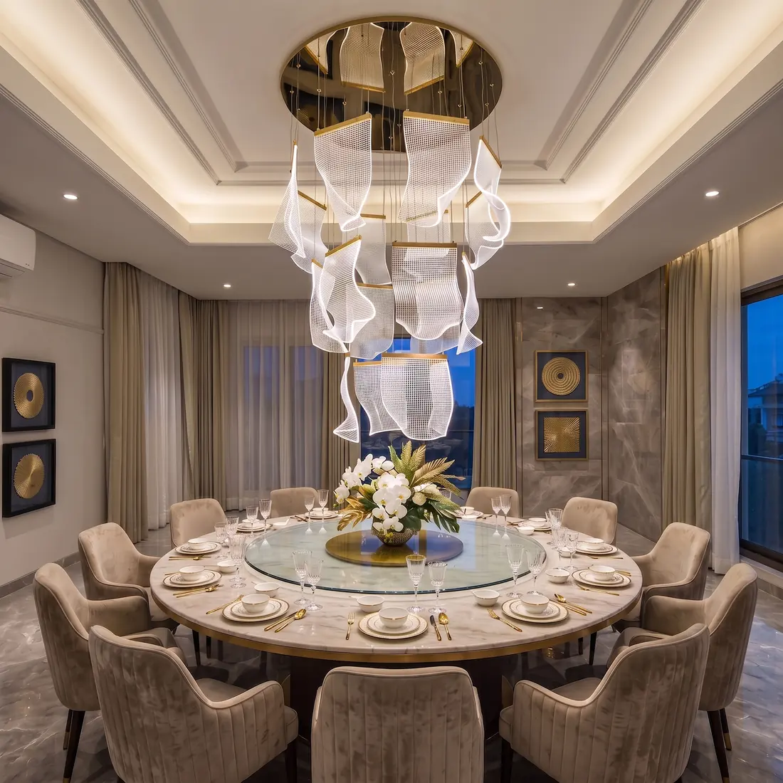Custom Bespoke Chandelier for Hotel & Villa
